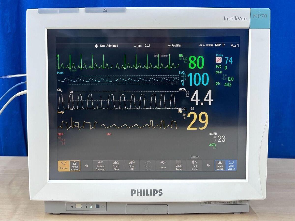 Used PHILIPS MP-70 Patient Monitor YOM