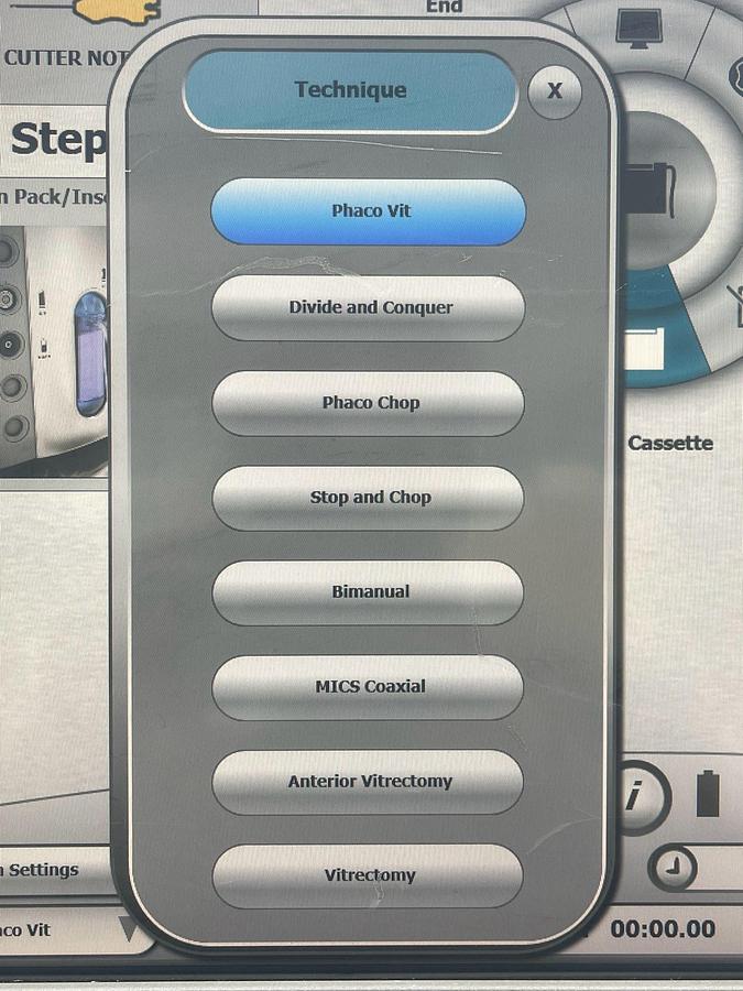 Used Bausch & Lomb Phacoemulsifier Stellaris PC Laser machine YOM: 2013 With Footswitch and 2 Hand pieces