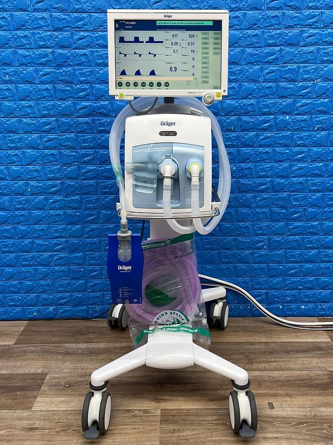 Used Dräger Evita V500 Ventilator SW: S02.51.01 Hours: 35374 YOM: 2013