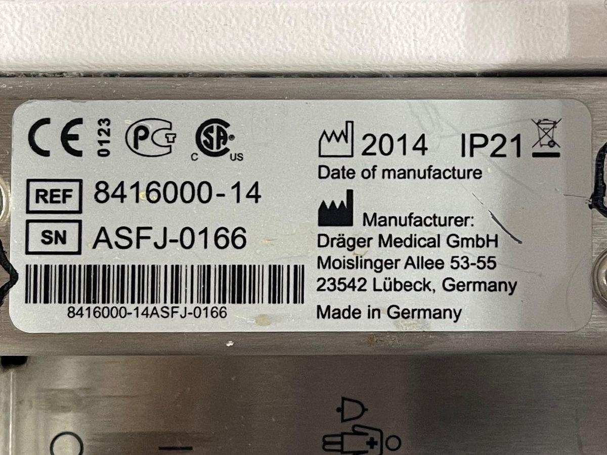 Used Dräger Evita InfinityV500 Ventilator, YOM: 2014