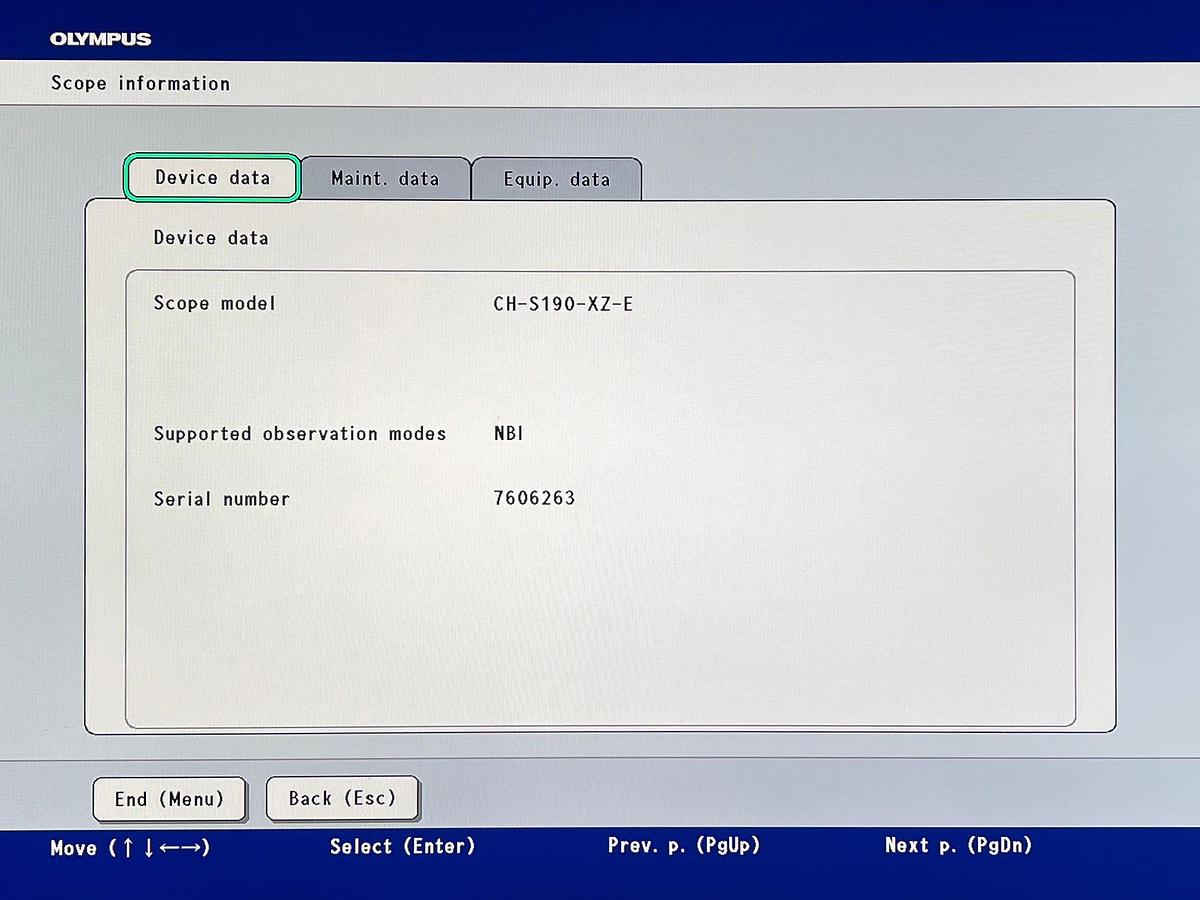 Used Olympus Camera Head Model: CH-S190-XZ-E 