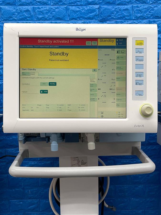 Used 9X Dräger Evita XL Ventilator