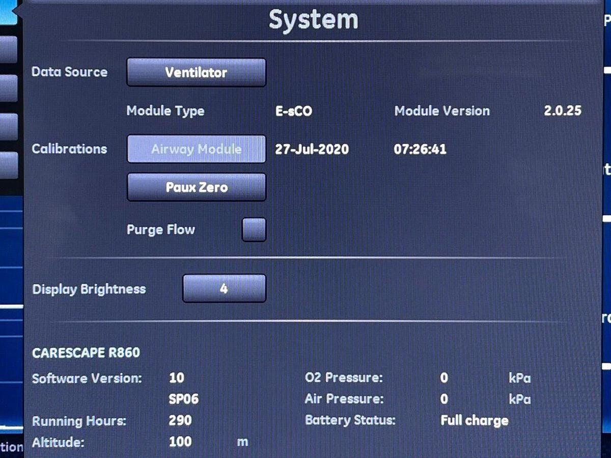 Used GE CaresCape R860 YOM