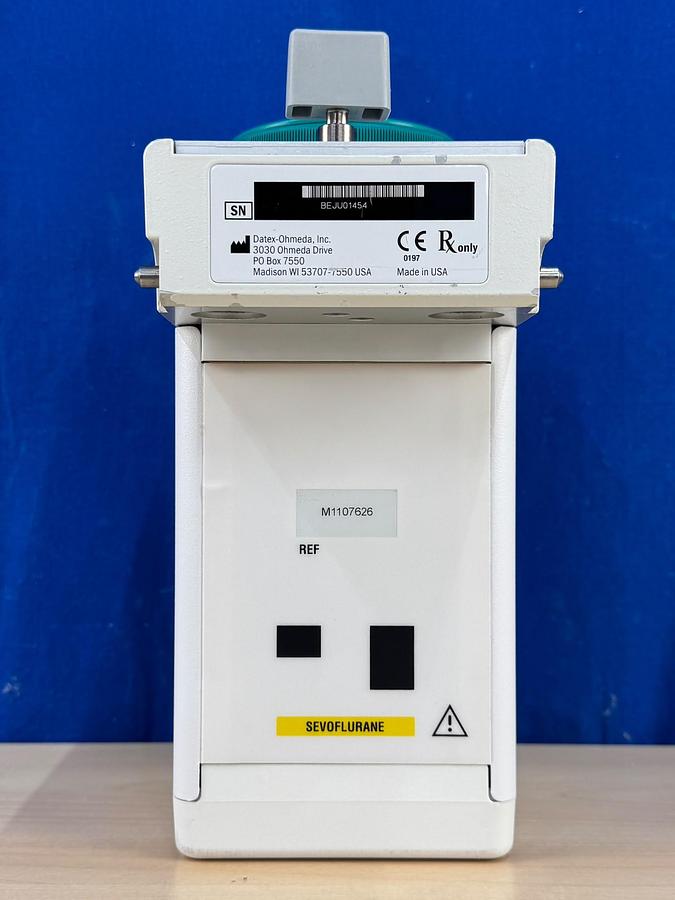 Used GE Tec 7 Sevoflurane Vaporizer REF: M1107626