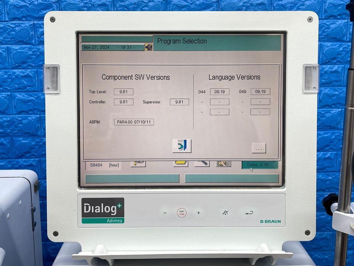 Used B BRAUN Dialog + Adimea YOM