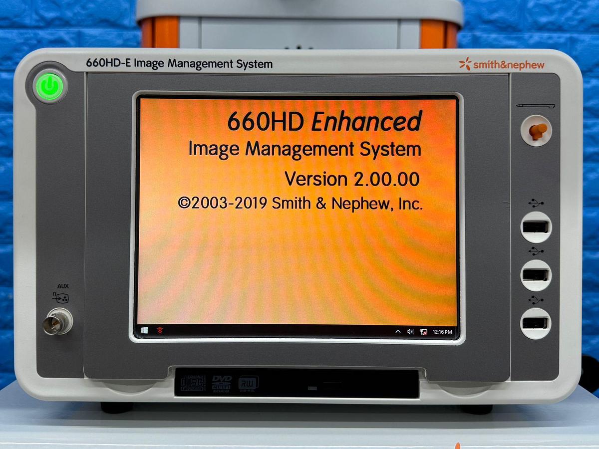 Used Smith & Nephew System Sony LED Monitor 26 Inch YOM: 2018 Smith & Nephew 660HD-E Image Management System YOM: 2021 Smith & Nephew LENS Integrated HD System YOM: 2018  Karl Storz Electronic Endoflator 264305 20  Smith & Nephew HD Camera Head 