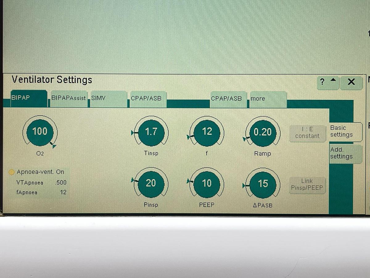 Used 9X Dräger Evita XL Ventilator
