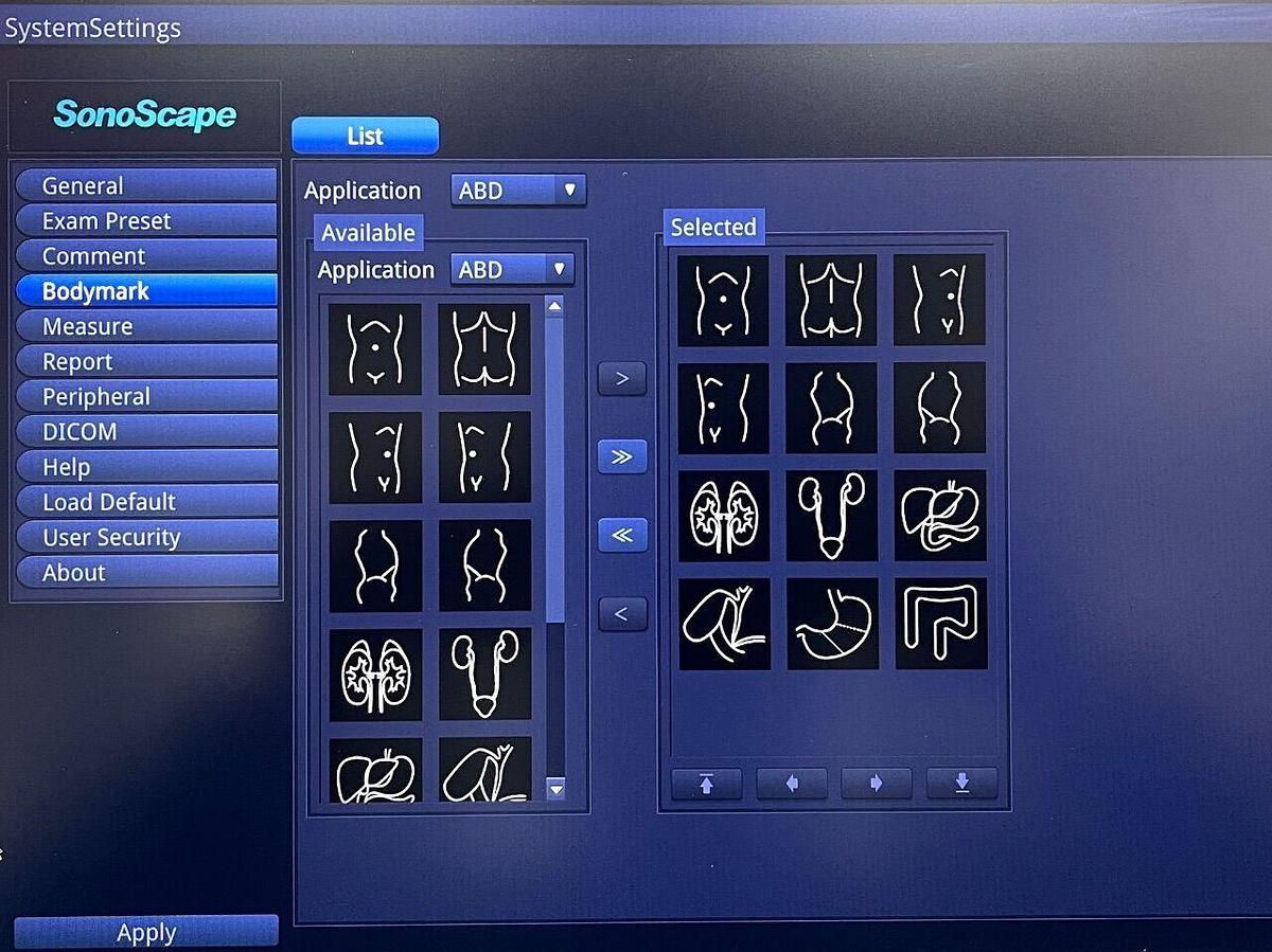 Used SONOSCAPE X3
