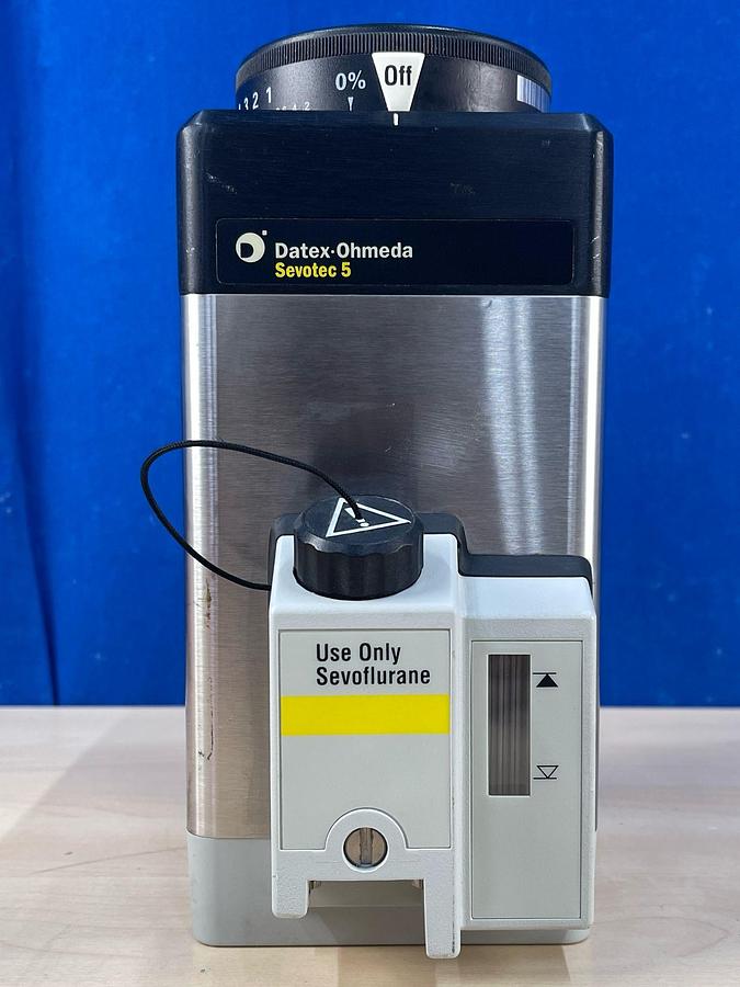 Used GE Datex-Ohmeda Tec 5 Sevoflurane Vaporiser.