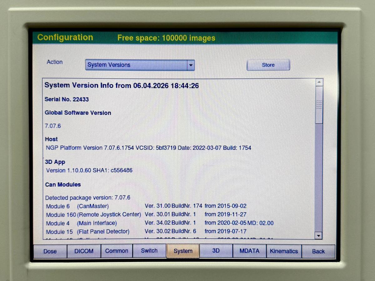 Used Ziehm Vision RFD 3D C-Arm YOM: 2020 
