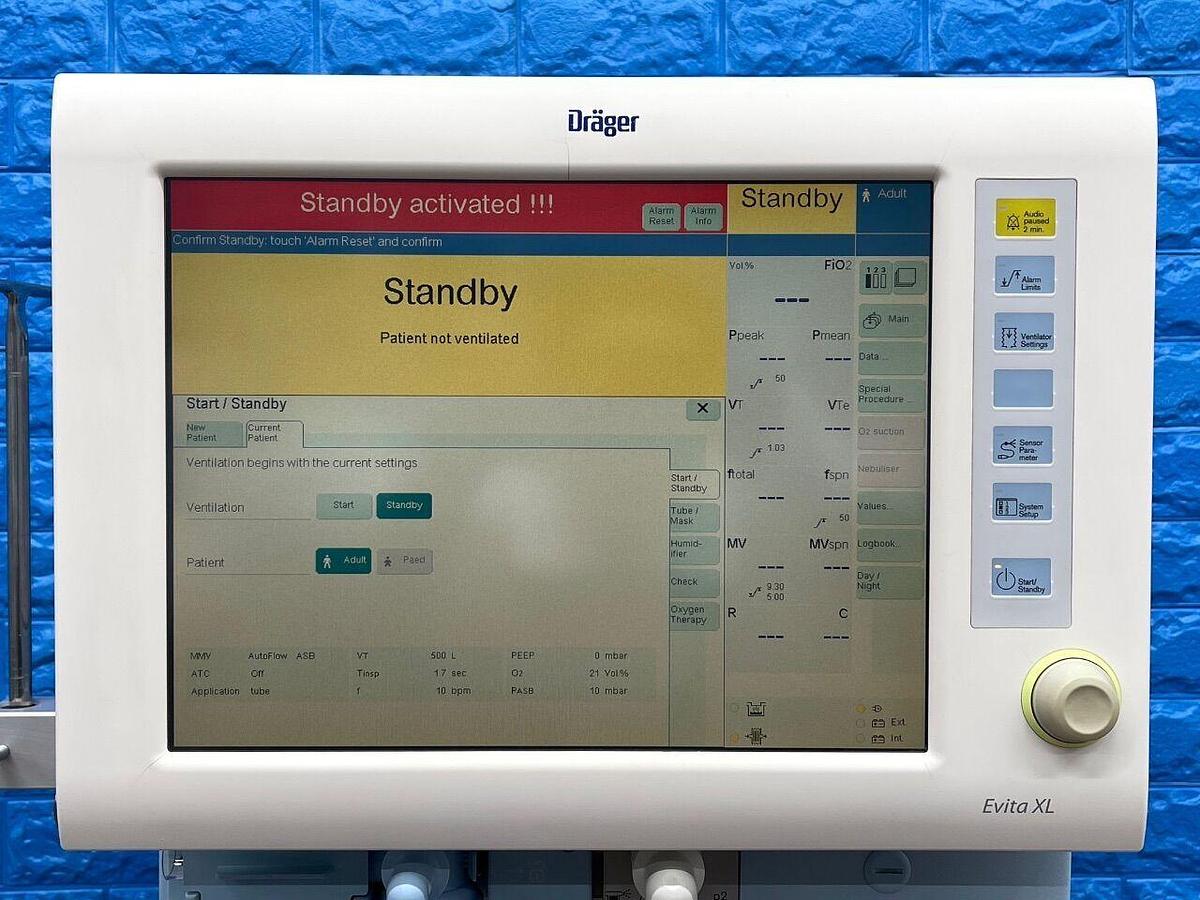 Used DRAEGER Evita XL Ventilator YOM