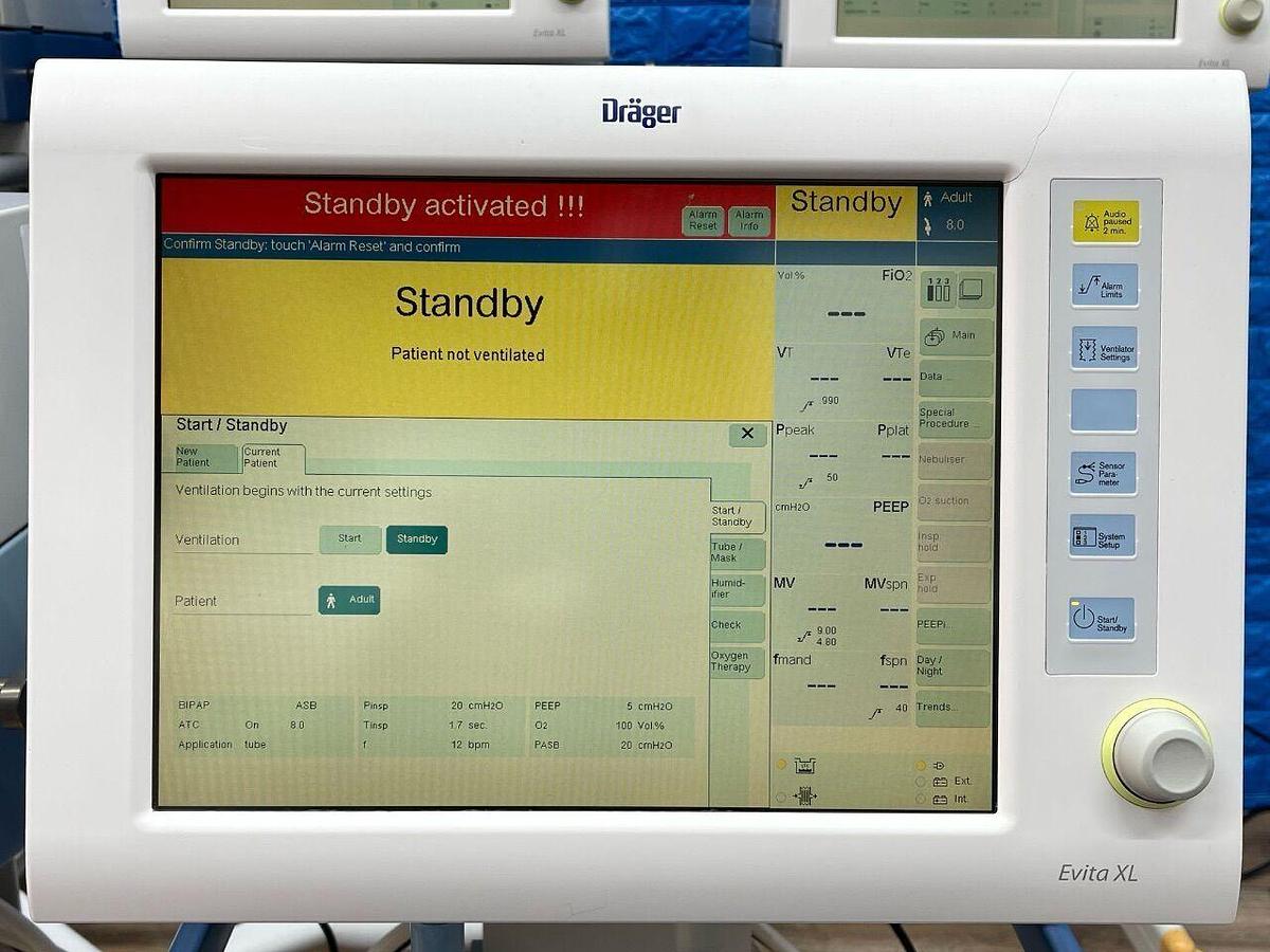 Used DRAEGER 9X Dräger Evita XL Ventilator