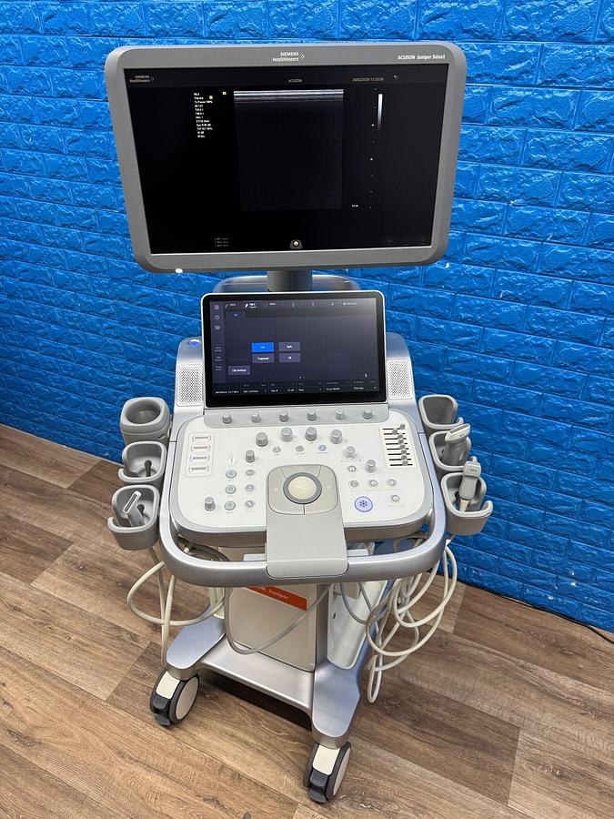 Used Siemens Healthineers Acuson Juniper Ultrasound YOM: 2018 Probe 10V4 YOM: 2018 16L4 YOM: 2019 18H5 YOM: 2018