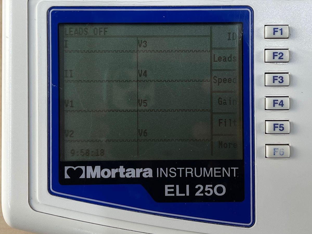 Used Mortara Insturment ELI 250 ECG REF: ELI250-BAD-AAAAX