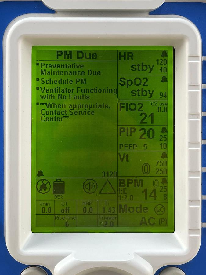 Used ZOLL 731 ventilator, YOM: 2019 Ventilator