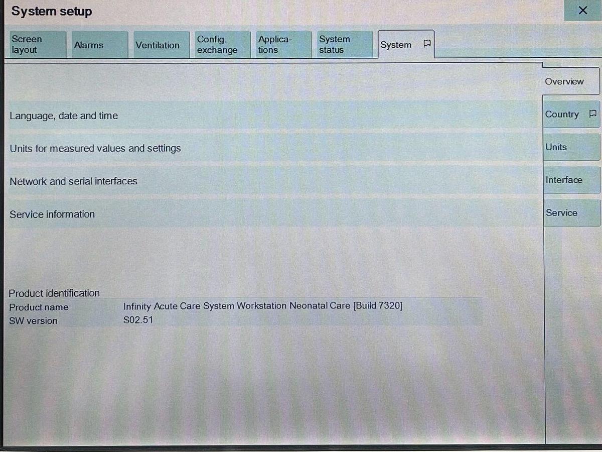 Used DRAEGER Babylog VN500 YOM