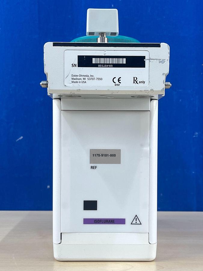 Used GE Datex Ohmeda TEC 7 Isoflurane Vaporiser