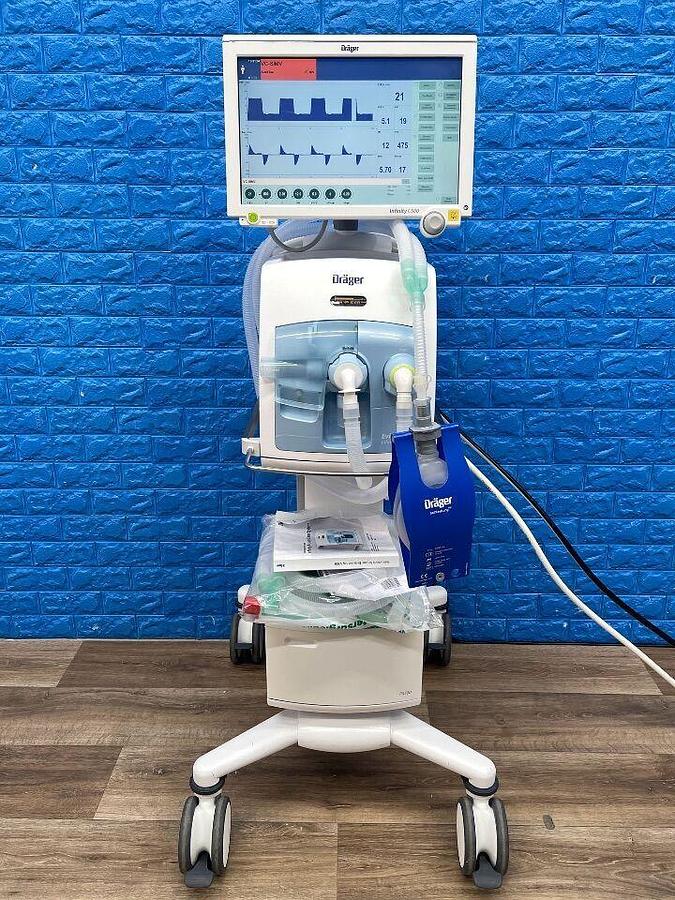 Used DRAEGER Dräger Evita Infinity V500 Ventilator YOM