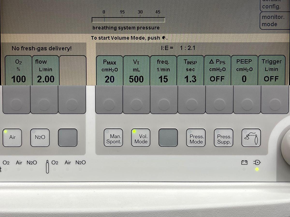 Used Dräger Primus Anaesthesia YOM: 2009 