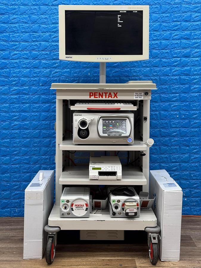 Used Pentax EPK-i7000 Complete Endoscopy Tower with Gastroscope & Colonoscope YOM 2013