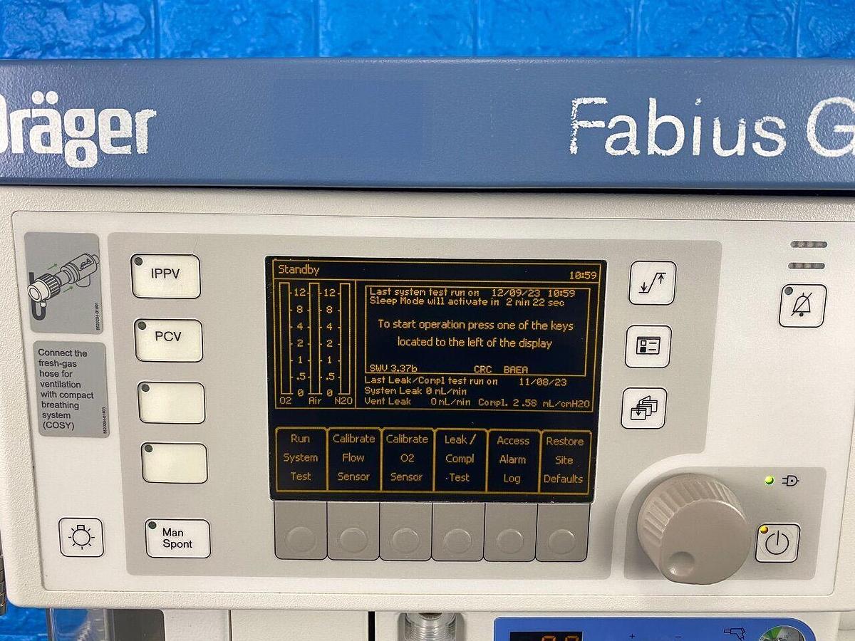 Used Dräger Fabius GS YOM: 2005