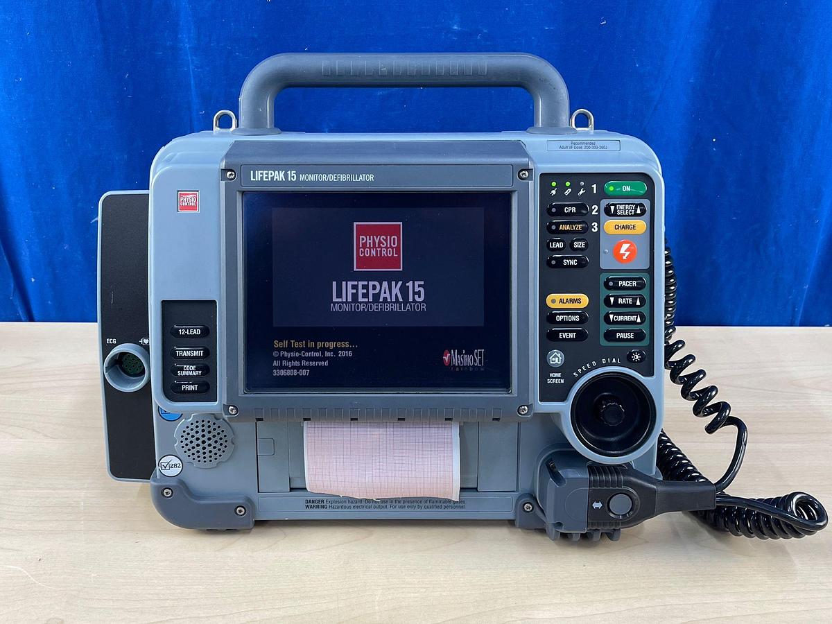 Used Physio Control Lifepak 15 Monitor, YOM: 2013 Defibrillator