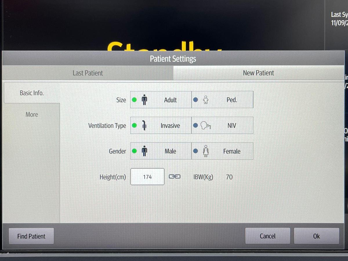 Used Mindray SV600 Ventilator YOM: 2020