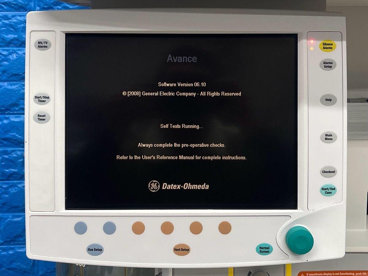 Used GE DATEX-OHMEDA S/5 Anesthesia YOM
