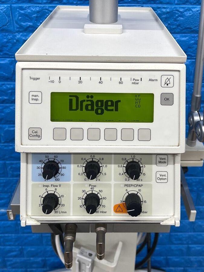 Used DRAEGER Babylog 8000 plus Neonatal Intensive Care Ventilation YOM