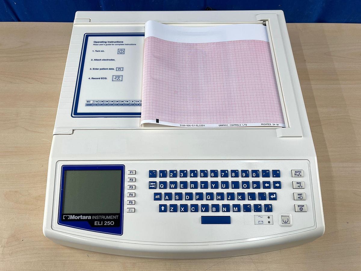 Used Mortara Insturment ELI 250 ECG REF: ELI250-BAD-AAAAX