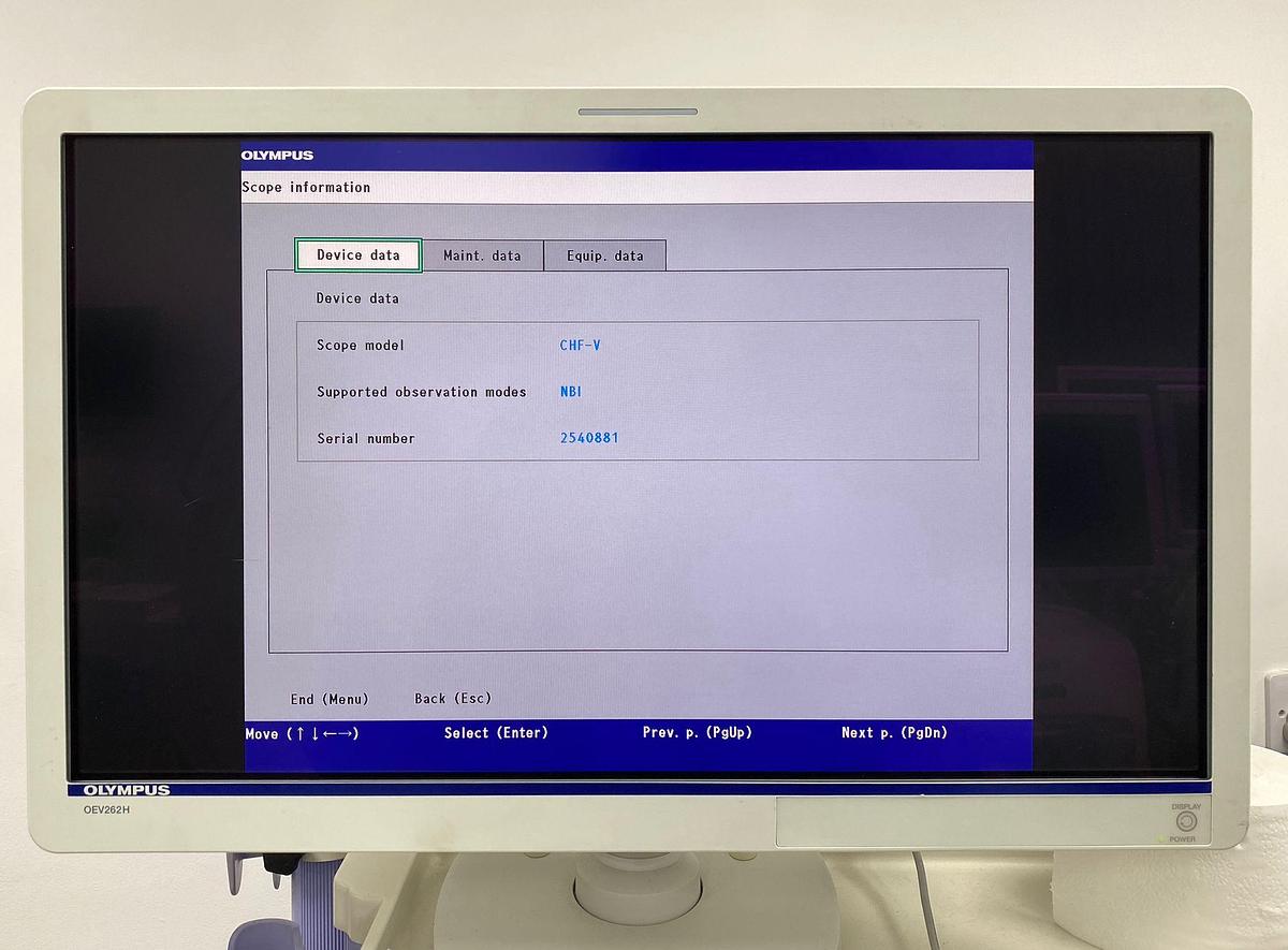 Used OLYMPUS CHF-V Choledochoscope