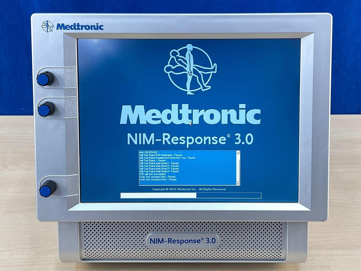 Used Medtronic NIM-Response 3.0 SN: 2NR3-2622 Includ Medtronic NIM-Response 3.0 REF: 8253200 Nim 3.0 Patient Simulator  REF: 8253600 Nim Muting Detector REF: 68L1204