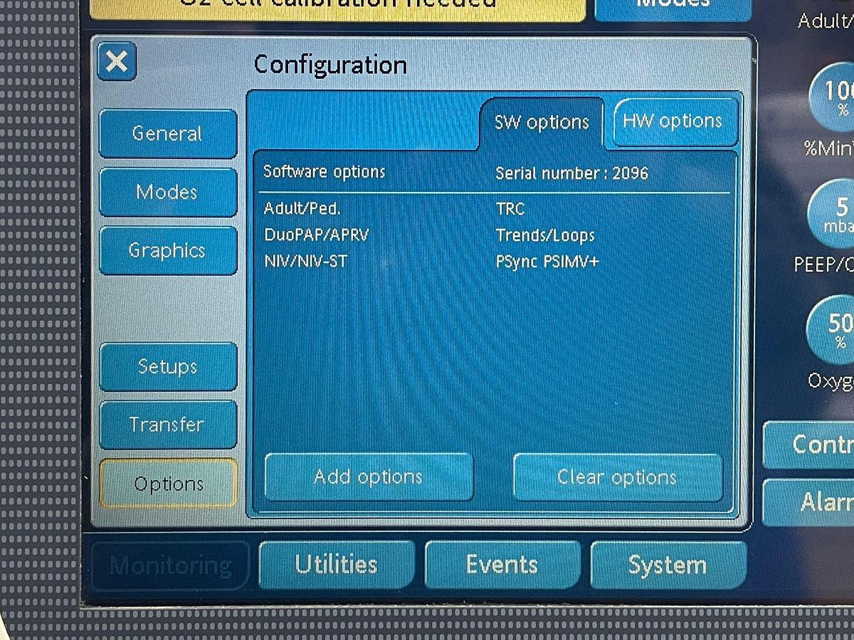 Used Hamilton C2 Ventilator