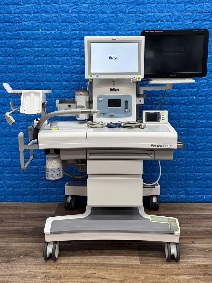 Used Dräger Perseus A500 Anesthesia YOM: 2015 