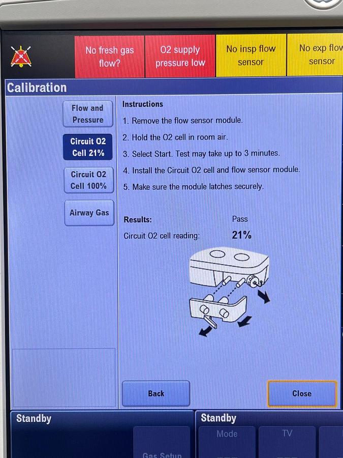 Used GE Avance CS2 Anesthesia YOM: 2012