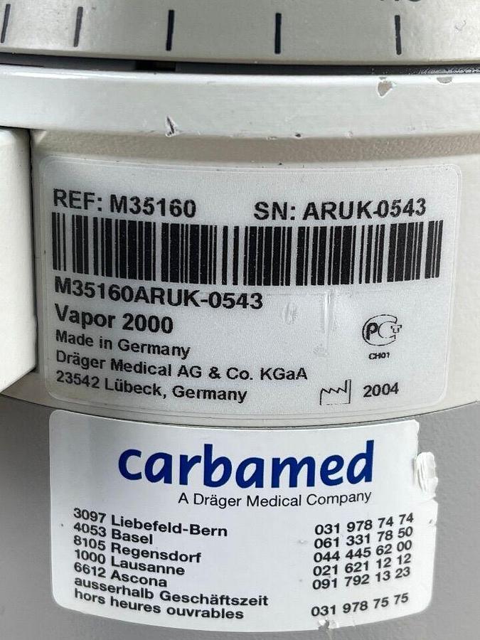 Used DRAEGER Dräger IsoFlurane 2000, YOM