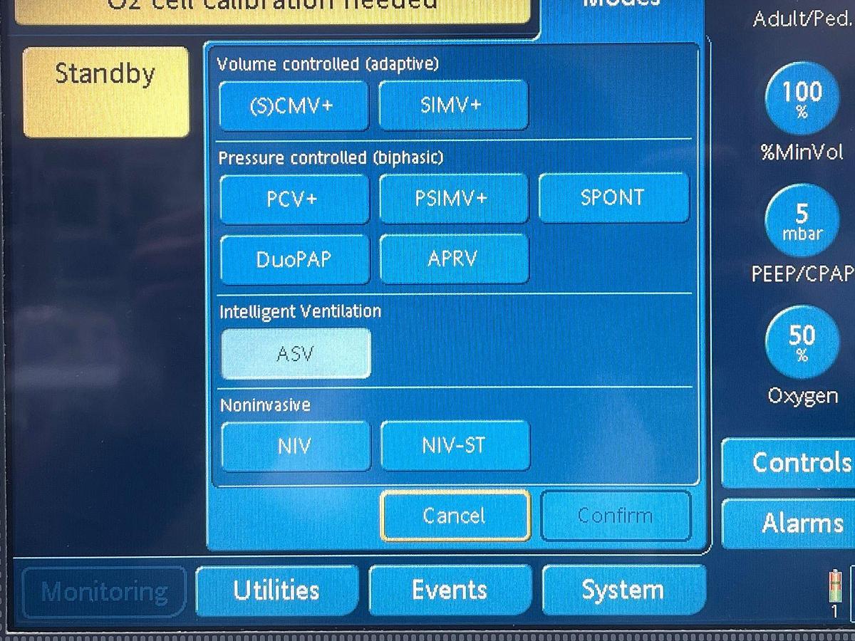 Used Hamilton C2 Ventilator