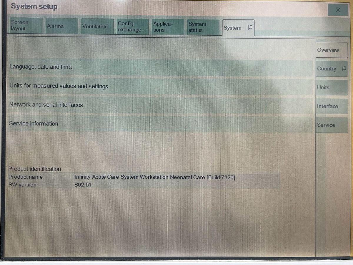 Used DRAEGER Babylog VN500 YOM