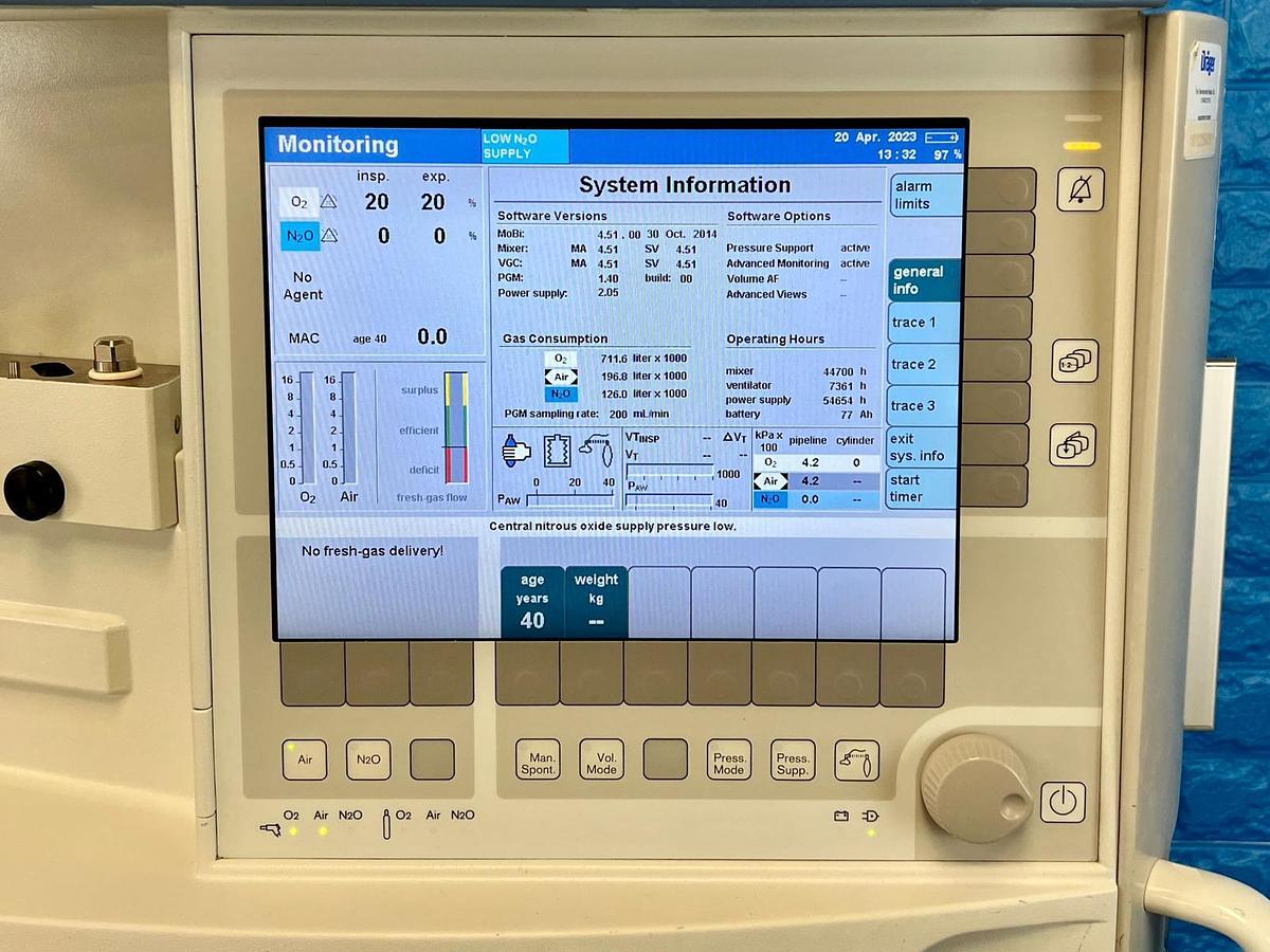 Used Drager Primus YOM: 2014