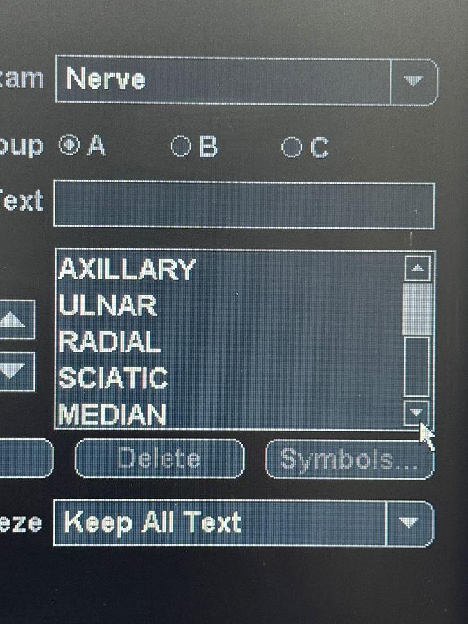 Used SonoSite Fujifilm M-Turbo Ultrasound REF: P08189-45 YOM: 2010 Probe HFL38x/13-6 MHz REF: PO7682-20 YOM: 2010