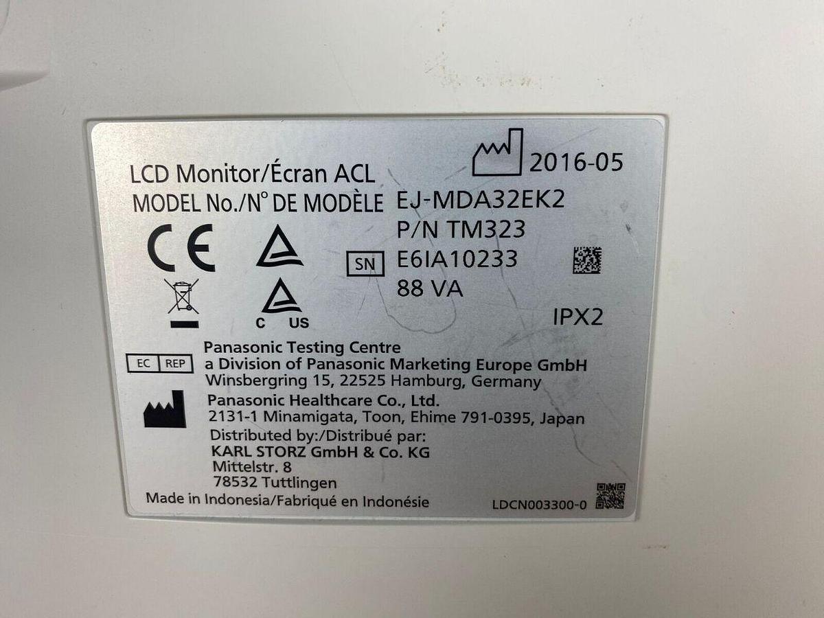 Used KARL STORZ 3D LCD Display 32 Inch REF: TM323 YOM: 2016 Monitor