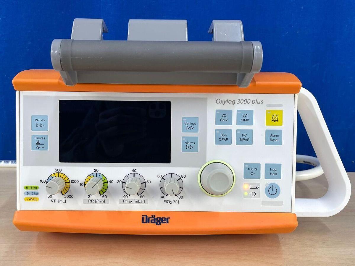 Used DRAEGER Oxylog 3000 Plus