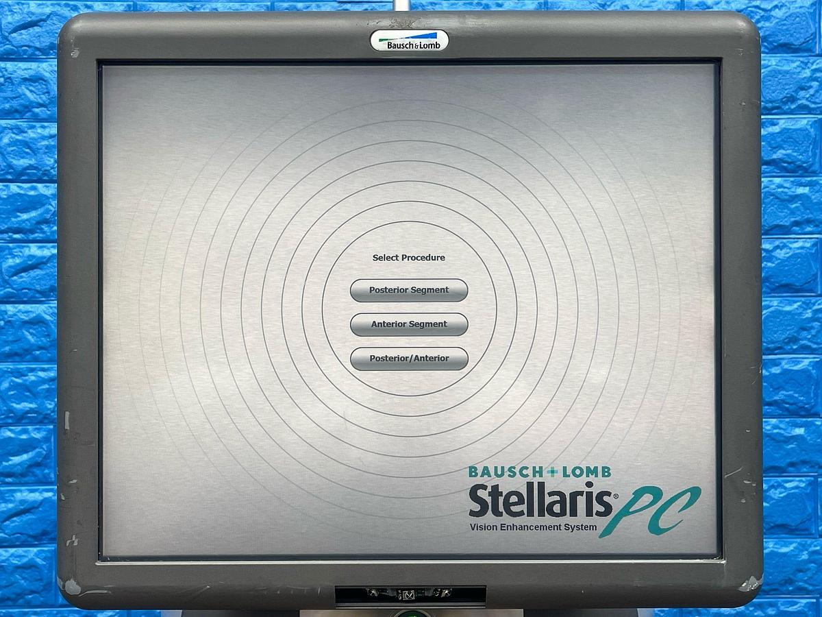 Used Bausch & Lomb Phacoemulsifier Stellaris PC Laser machine YOM: 2013 With Footswitch and 2 Hand pieces