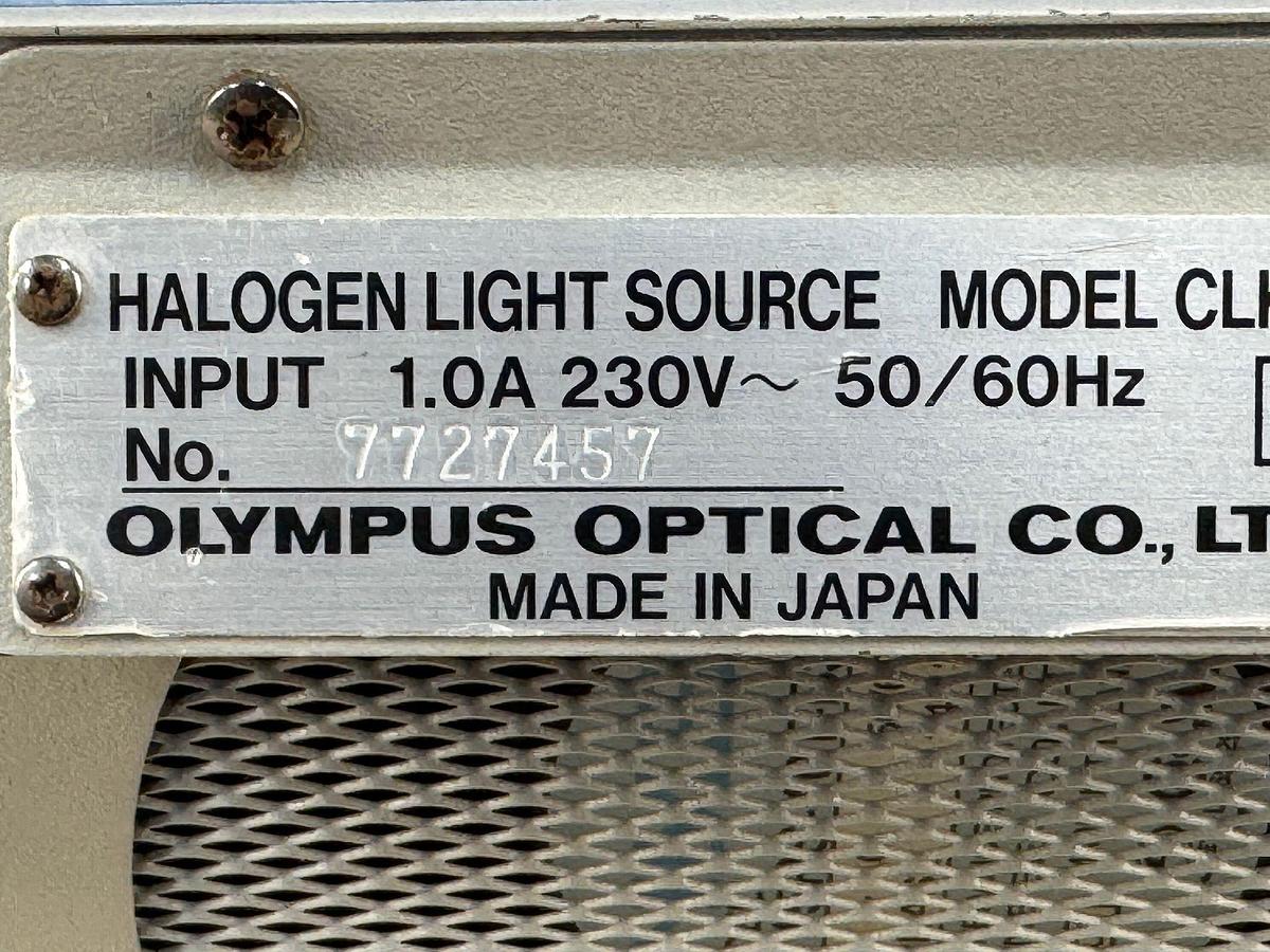 Used Olympus Halogen Light Source Model: CLK-4  