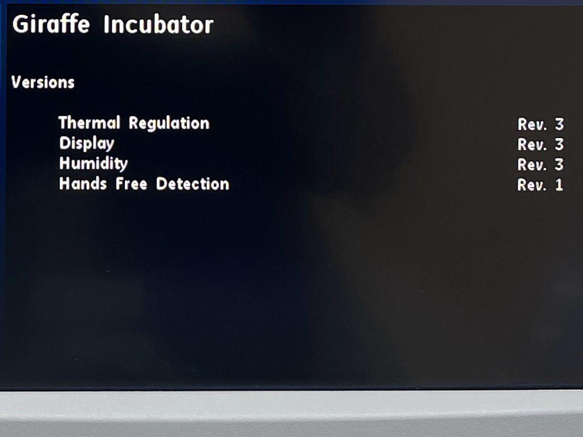 Used GE Giraffe Infant Incubator, YOM:2018, YOM:2018