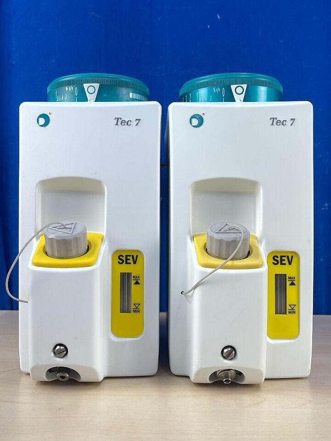Used GE DATEX-OHMEDA Tec 7 Sevoflurane