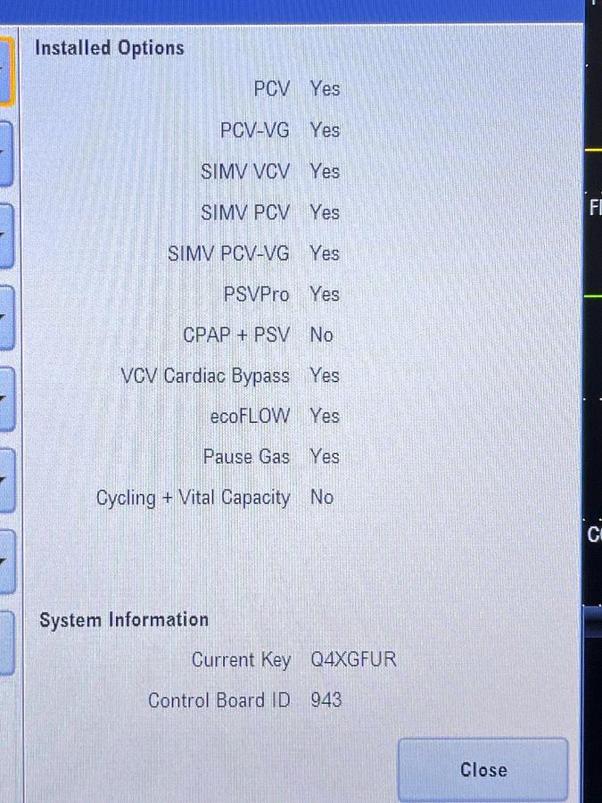 Used GE Datex-Ohmeda Carestation 650 YOM: 2016 