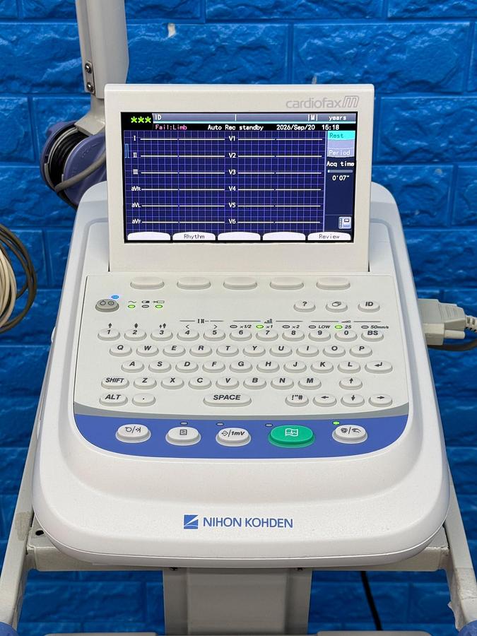 Used NIHON KOHDEN Cardiofax M Electrocardiograph ECG-2350 YOM: 2020