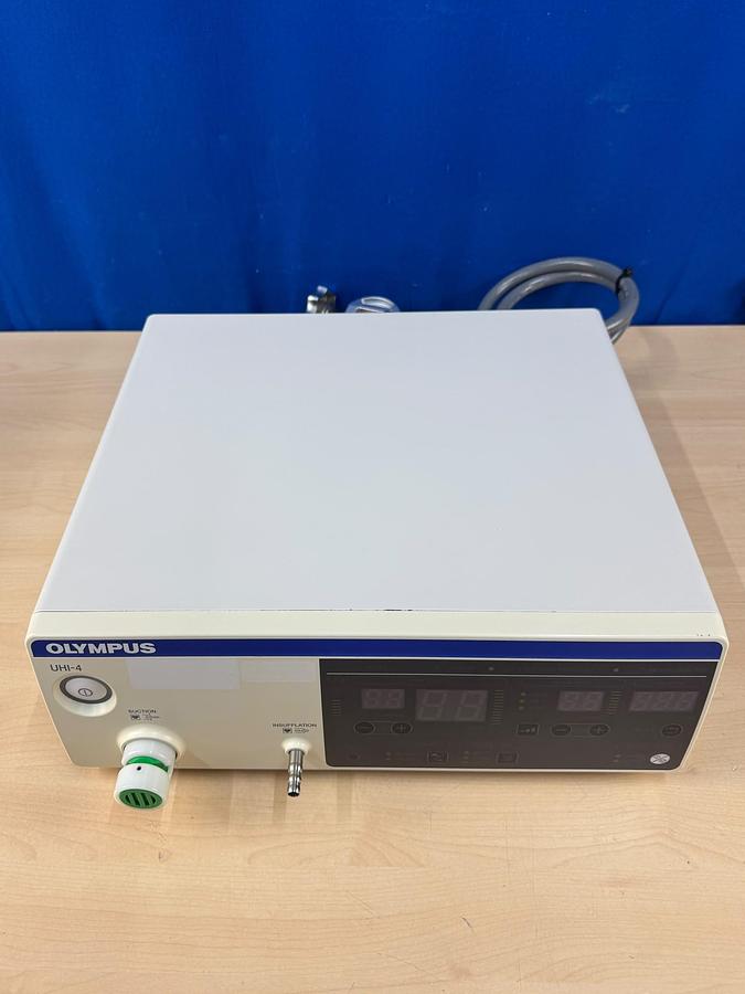 Used Olympus UHI-4 High Flow Insufflation Unit With Hose Include Olympus MAJ-1939 Foot Switch REF: 33.1.57.9.46