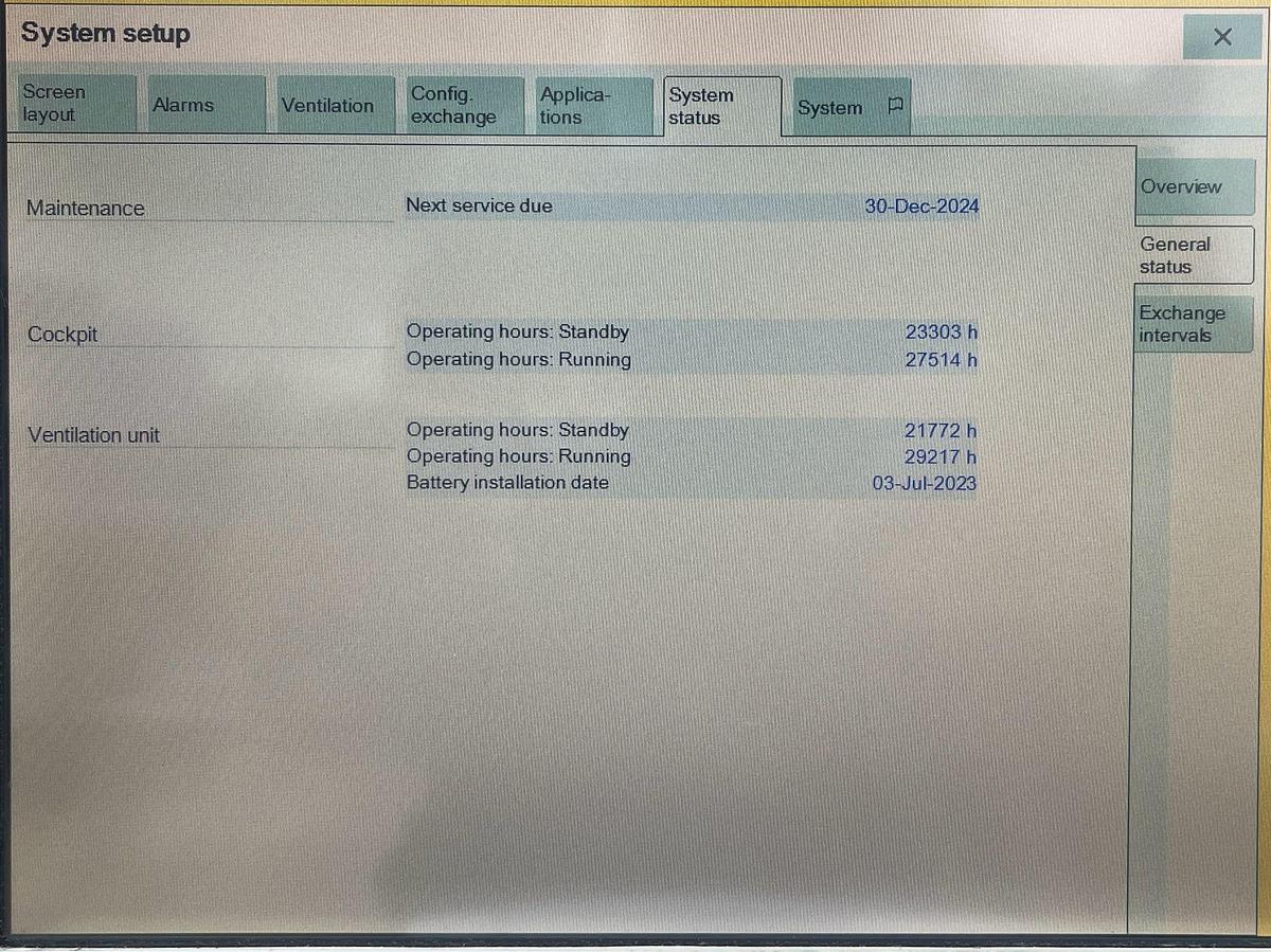 Used Drager Babylog VN500 YOM: 2016